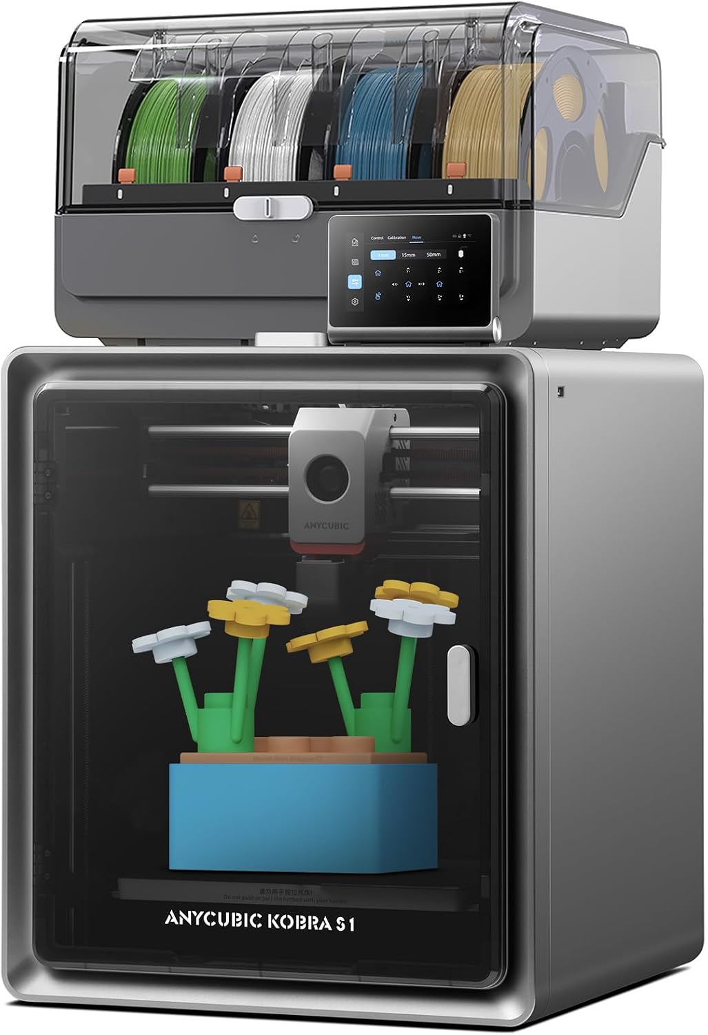 Anycubic 3D Printer Kobra S1 Max Combo Multicolor With Ace 2 Pro Filament Box with Drying Capability