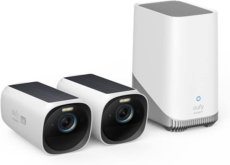 Anker Eufy Security Camera Kit eufyCam S330 2x 4K Bullet + Solar & HB380