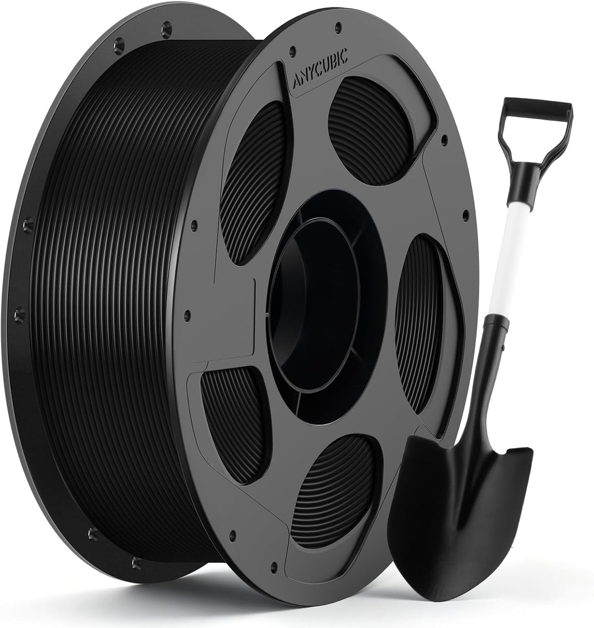 Anycubic ABS Filament Black 1Kg (For Automotive components, moving mechanical parts, electronic enclosures, and classic LEGO-style bricks)