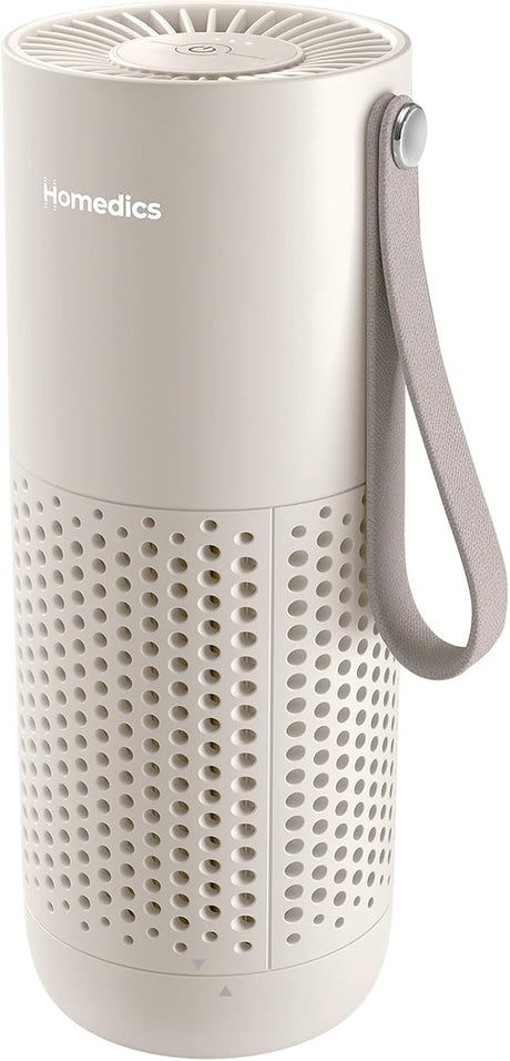 Homedics Air Purifier 3-in-1 Rechargeable WHISPER PURE MINI Beige