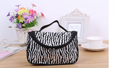Fashionable Korean Makeup Bag with Zebra Design