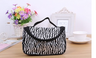 Fashionable Korean Makeup Bag with Zebra Design