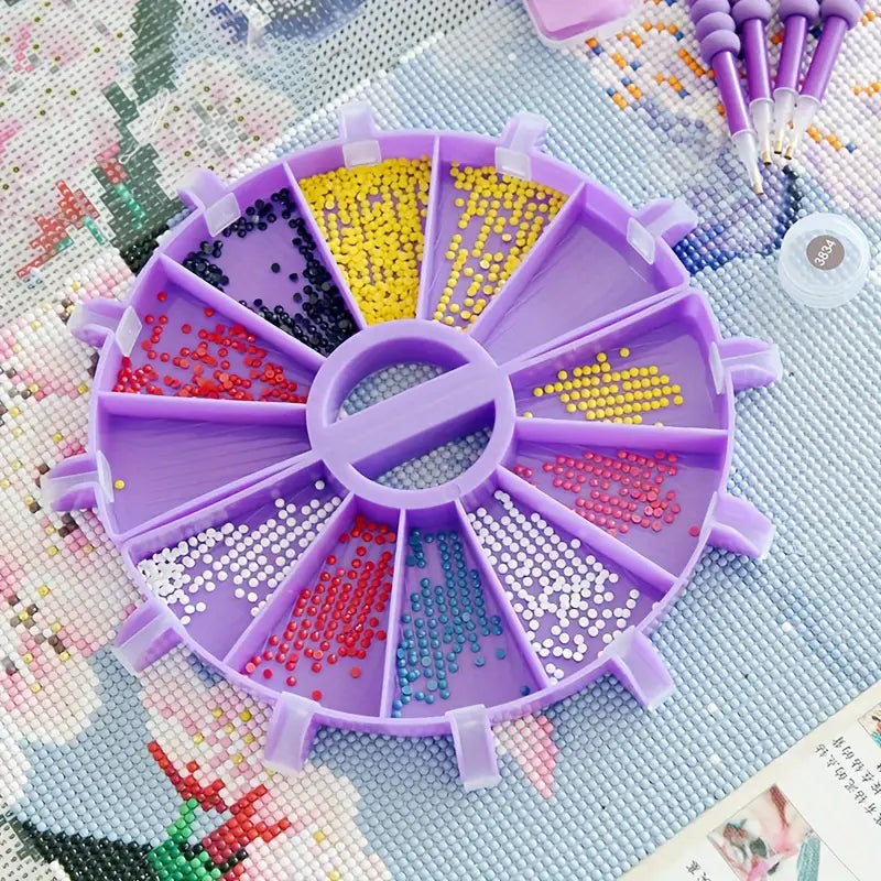 Large Capacity Diamond Painting Tools Kit with Organizer
