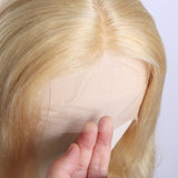 Blond Long Straight Hair Wig - Chemical Fiber