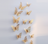 3D Hollow Butterfly Wall Stickers for Home Decor