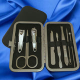 8-Piece Colorful Nail Care Tool Set in Stainless Steel