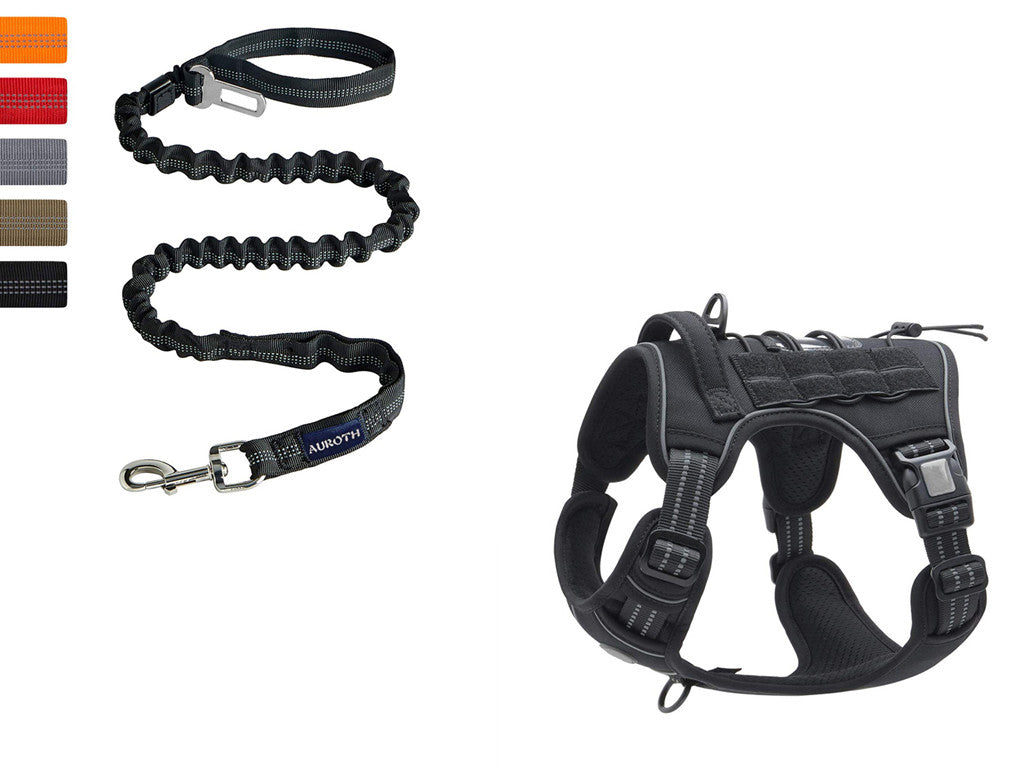 Tactical Reflective Pet Traction Rope for Outdoor Training