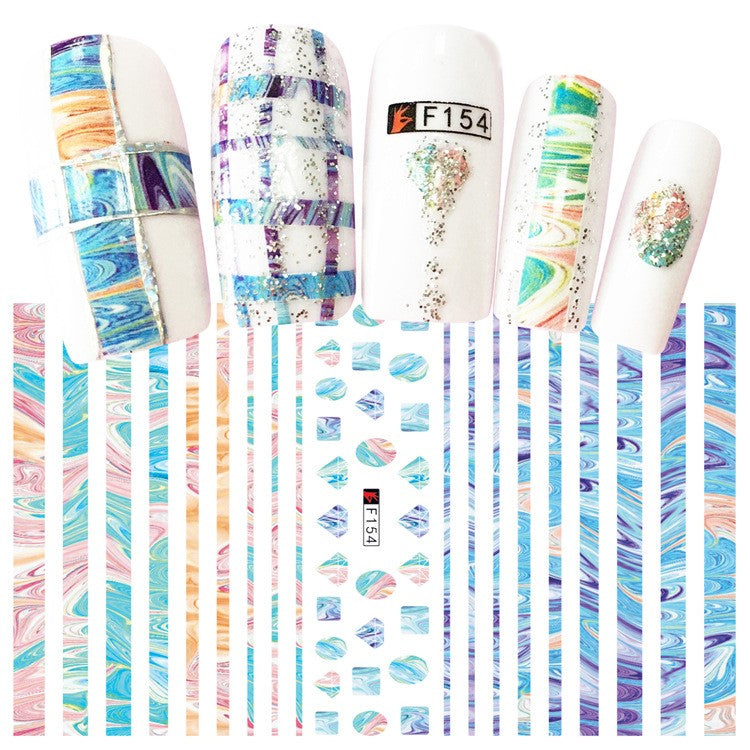 Adhesive Nail Decals for Creative Nail Art