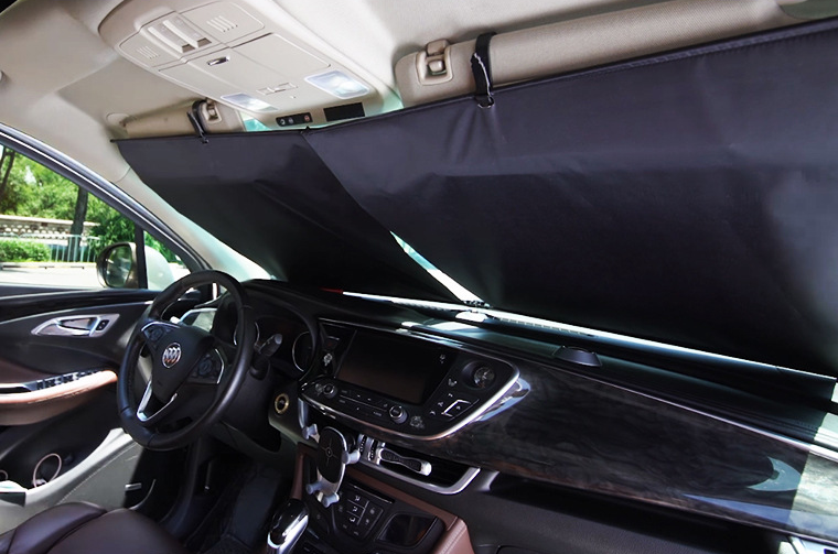 Automatic Retractable Car Sunshade with UV Protection