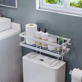 Toilet Storage Organizer with Toilet Paper Holder (1 Piece)