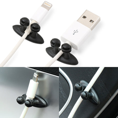 Cable Organizer Clips for Automotive Wiring (8 Pack)