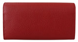 Portefeuille en cuir rouge Icon Gucci 