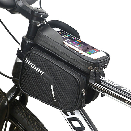 Front Beam Bicycle Saddle Storage Bag for Phones