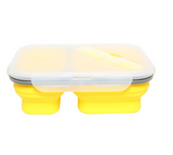 Rectangular Food Storage Container with 2 Compartments