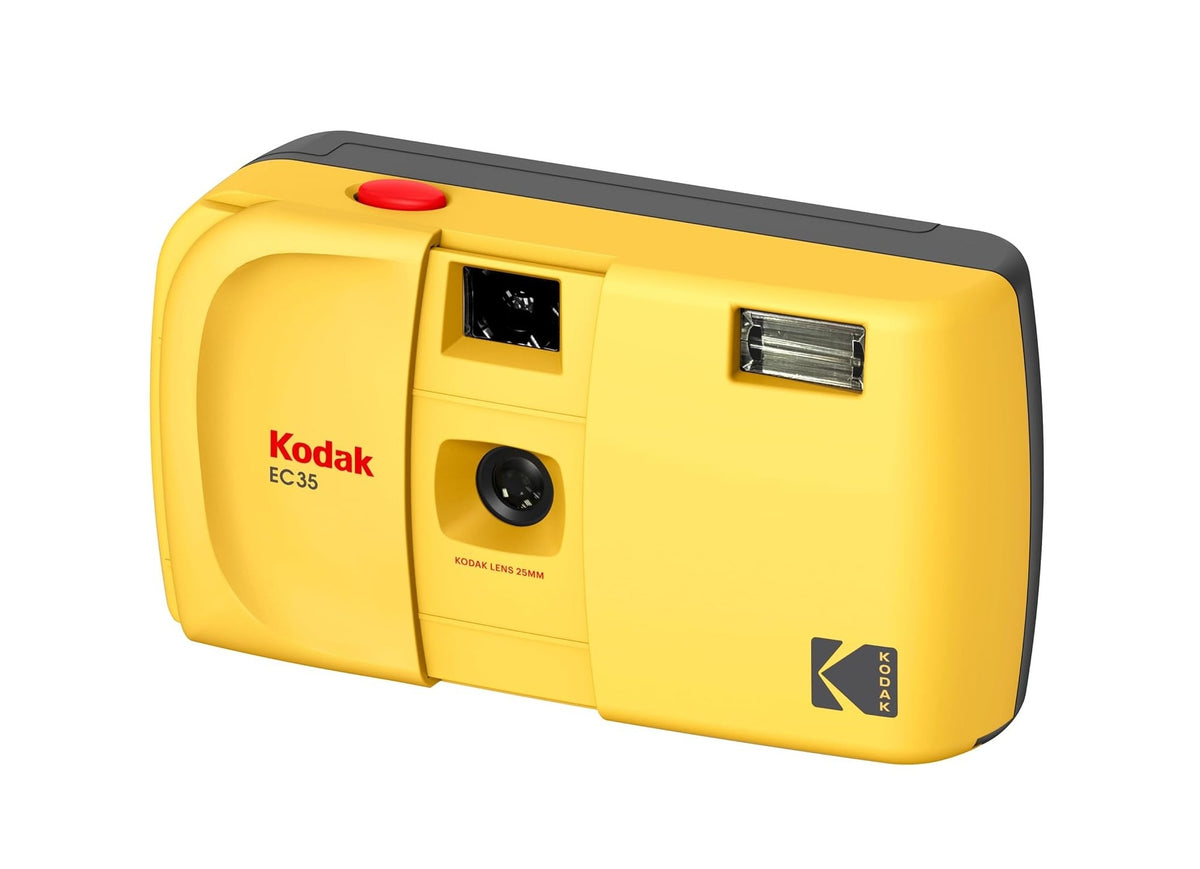 Kodak Camera Analogue Film EC35 Built-in Flash Butter Yellow