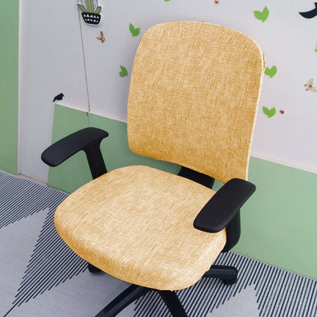 Simple Stretchable Office Chair Cover Set