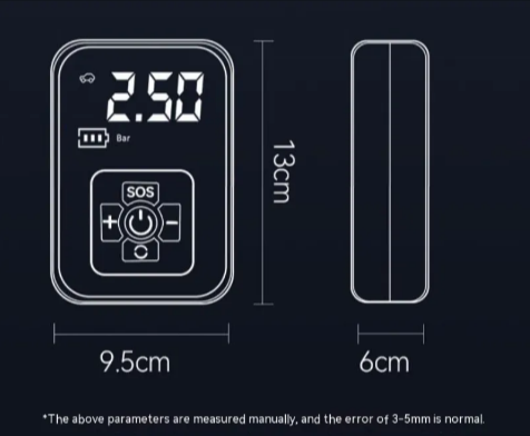 Wireless Portable Car Tire Inflator