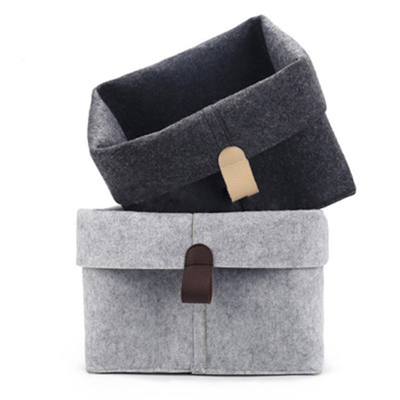 Felt Storage Basket for Clothing and Organization