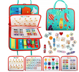 Outer Space Portable Busy Board Educational Toy Set