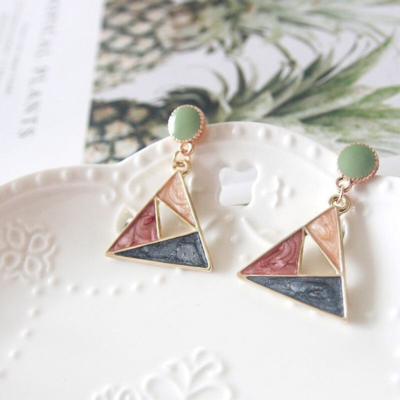 Korean S925 Silver Stud Earrings - Stylish & Versatile