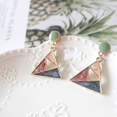 Korean S925 Silver Stud Earrings - Stylish & Versatile