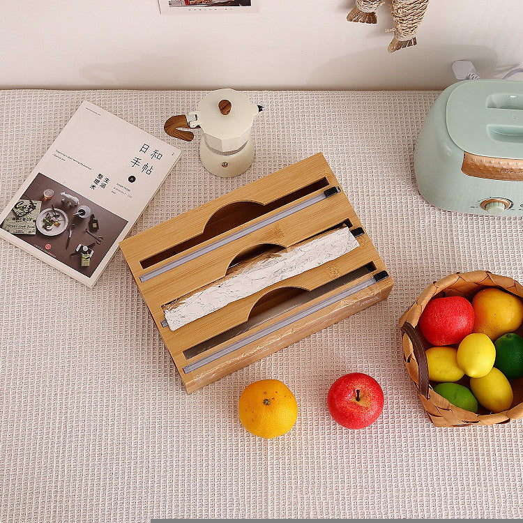 Aluminum Foil and Cling Film Cutter with Storage Box