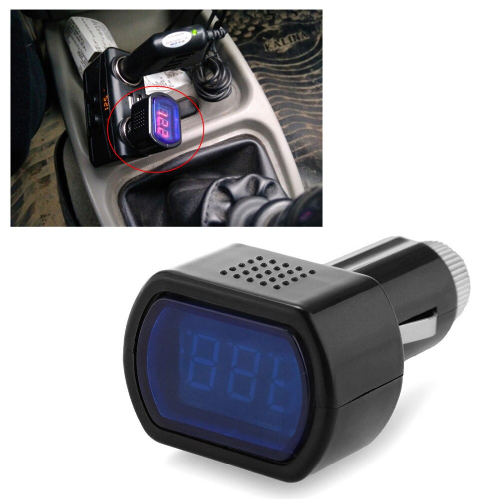 Mini Car Voltage Meter - Digital Battery Monitor