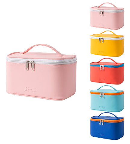 Korean PU Waterproof Cosmetic Bag