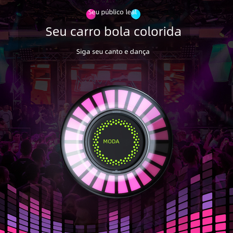 3D RGB Sound Control Car Atmosphere Light with Aroma