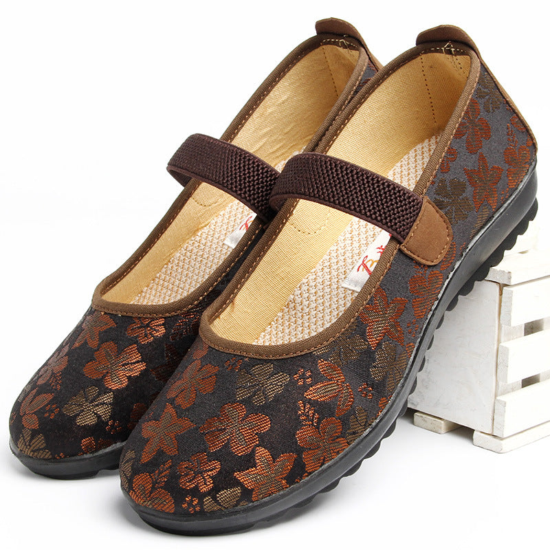 Soft Sole Round Toe Women's Shoes for Seniors