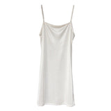 Thin Shoulder Strap Spring & Summer Dress Slip Petticoat