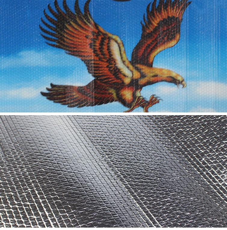 Cartoon Sunshade with Scenic Print for Car Windows