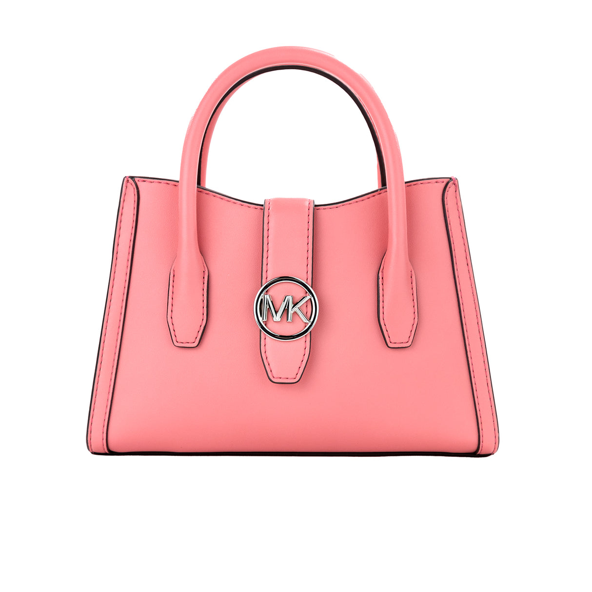 Michael Kors Gabby Petit sac à bandoulière en simili cuir rose thé 