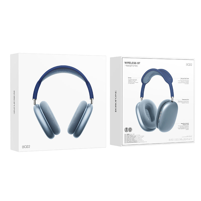 BOROFONE BO22 Bluetooth Headphones - Wireless & Foldable