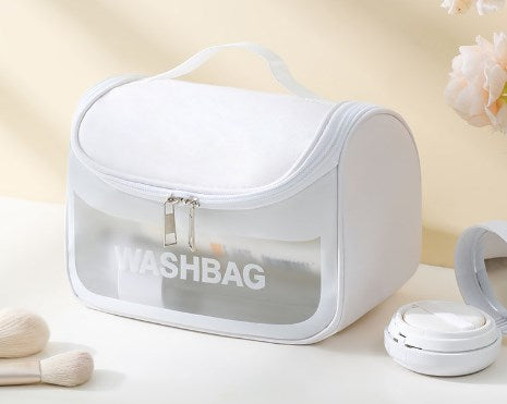 Portable Water-Resistant Clear Makeup Organizer Bag