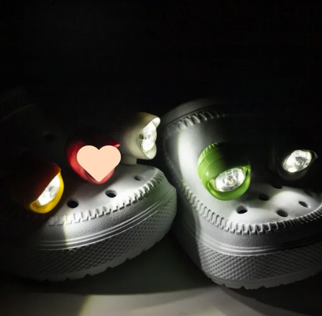 LED Safety Lights for Camping & Clog Shoes