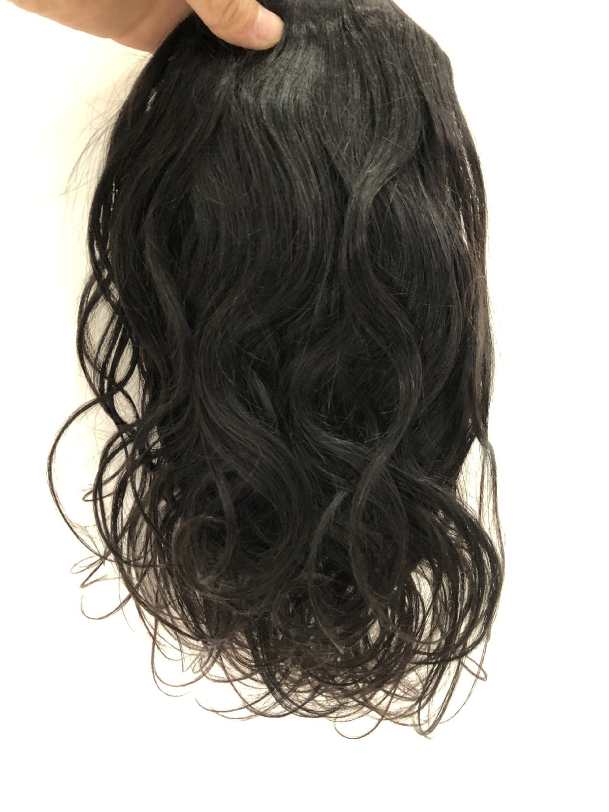 Wholesale Gradient Color Real Hair Ponytail Wigs