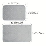Absorbent Non-Slip Floor Mat for Home and Bathroom