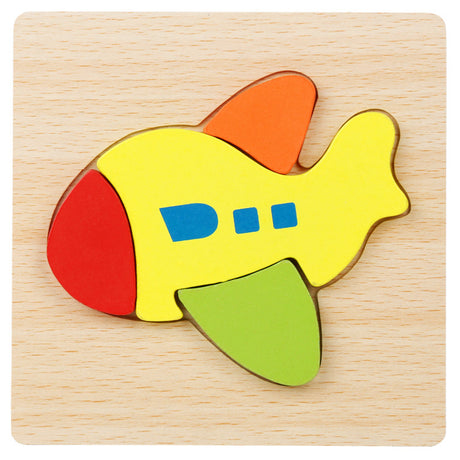 3D Wooden Puzzle Educational Toy for Kids (Wholesale)