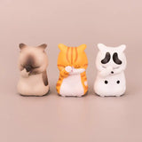 Cute Facepalm Cat Figurine for Desk and Home Decor