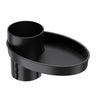 Shkalacar Car Seat Snack Tray - Travel Tray Cup Holder for Kids Car Seat with Plate Organizer Rotatable Carseat Cup Holder with Food Trays