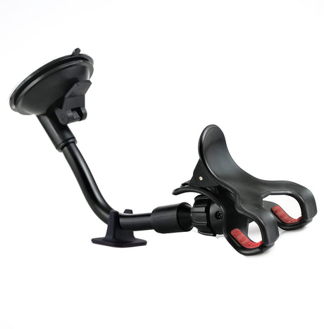 TECOTEC 9" Flexible Gooseneck Arm Car Phone Holder Suction Cup Cell Phone Holder for Car Windshield & Dashboard with Stabilizer for All Cellphones & More