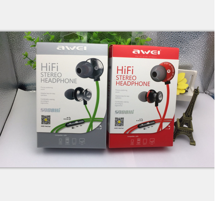 In-Ear Stereo Headphones with Remote Control