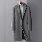 Men's Wool Trench Coat - Atlantic Shopping Mall