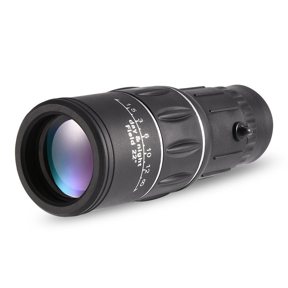 Zopsc Fog Proof 16X Hiking Zoom Monocular Telescope for Smartphone Camera with Phone Holder for Traveling Camping
