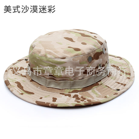 Camouflage Outdoor Round Brim Hat for Hiking