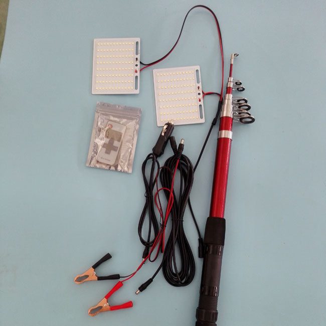 5m RF Remote Control LED Fishing Rod Light for Camping