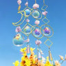 Crystal Moon Sun Prism Suncatcher for Home Decor