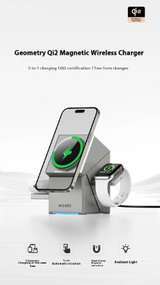 3-in-1 Qi2 Wireless Charging Station