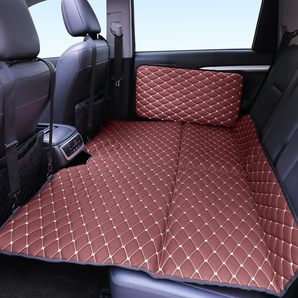 Kmirepa Non-Inflatable Car Bed Mattress Truck Back Seat Bed Mattress Double-Sided Folding car Rear Travel Bed Car Travel Camping Back Seat Extender for Car/SUV/Truck